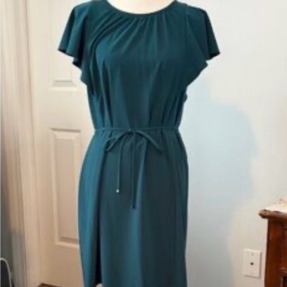 LOFT Dresses & Skirts - Ann Taylor Loft Teal Wrap Dress